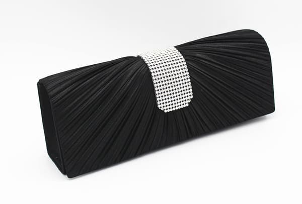 Plisserad Diamant Middagsväska Handväska Enkelsidig Axelväska