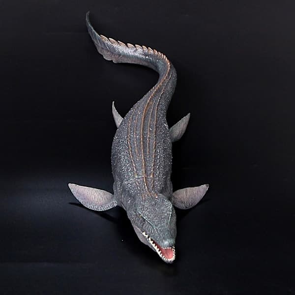 Realistisk Stor Mosasaurus Modell Virkelighetstro Dinosaurmodell Figur Leketøysett Modell