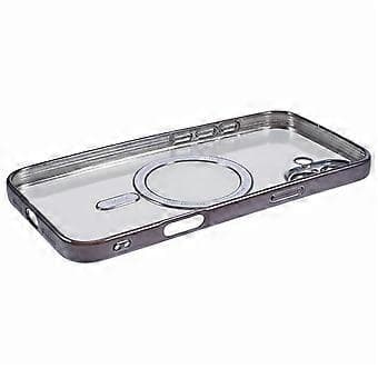 X-LEVEL Compatible Case for iPhone 16, Compatible with MagSafe TPU Clear Phone Case with Lens Protector (Grey)