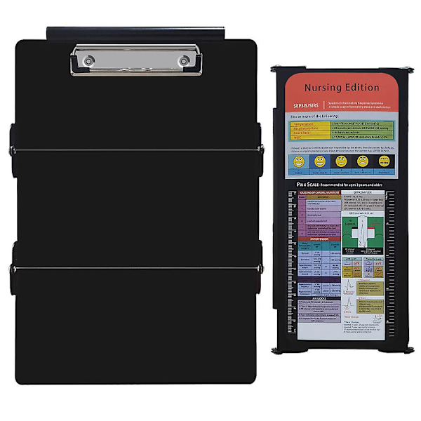 Nursing clipboard Foldable, with pen holder for students, nurses