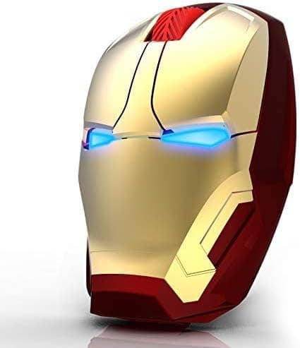 Ergonomisk trådløs mus Cool Iron Man Mus 2.4G Bærbar