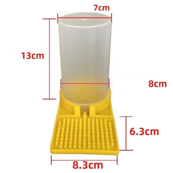 2-pack - Bee Water Feeder - Beehive Feeder - Durable - Yellow