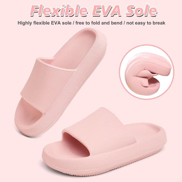 Rosa hjemmesko Slides Herre Dame Skridsikre Bruse Slides Hjemmesko H
