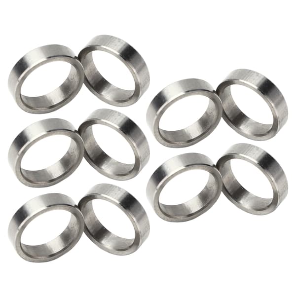 10 stk Skiveafstandsstykke 15 mm OD 12 mm ID Rustfrit Stål Tilbehørsdele Sæt 3515-0015-0040-FA-