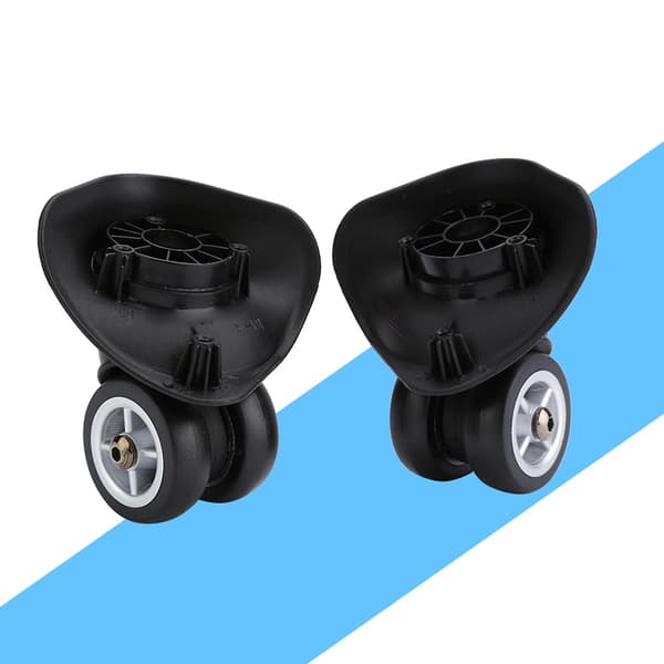 1 par PVC Udskiftningshjul til kuffert Trolley Bagagehjul