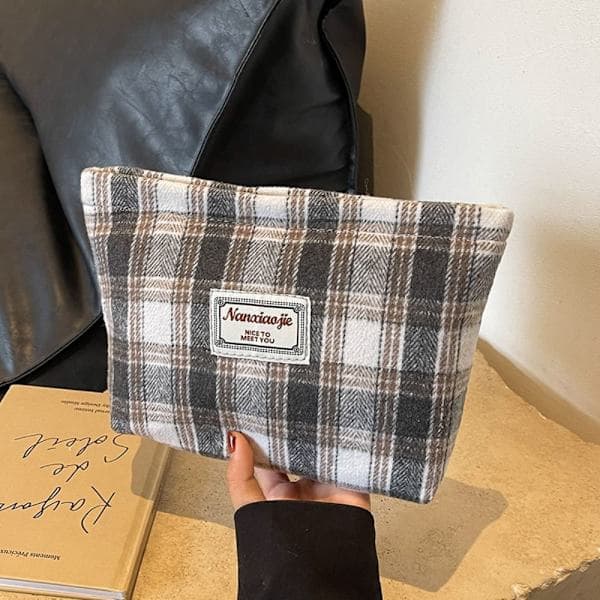 Kosmetiktaske Makeuptaske GRÅ grå grey grey