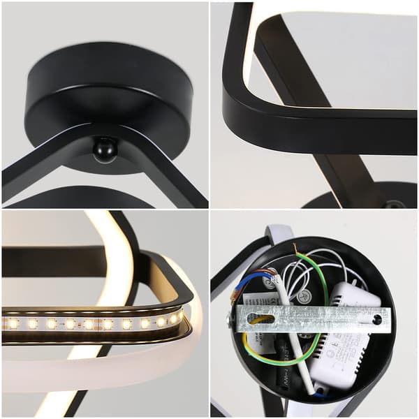 LED-loftlampe til korridor, 22W loftlampe, loftbelysning lamper loftlamper til balkoner korridor garderobe diameter 22cm