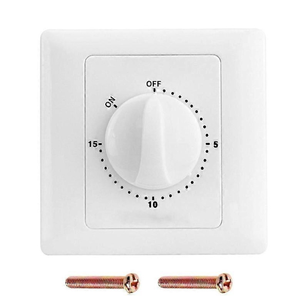 Mekanisk nedtellingstimer strømbryter nedtelling automatisk avstenging timer [HK] 1