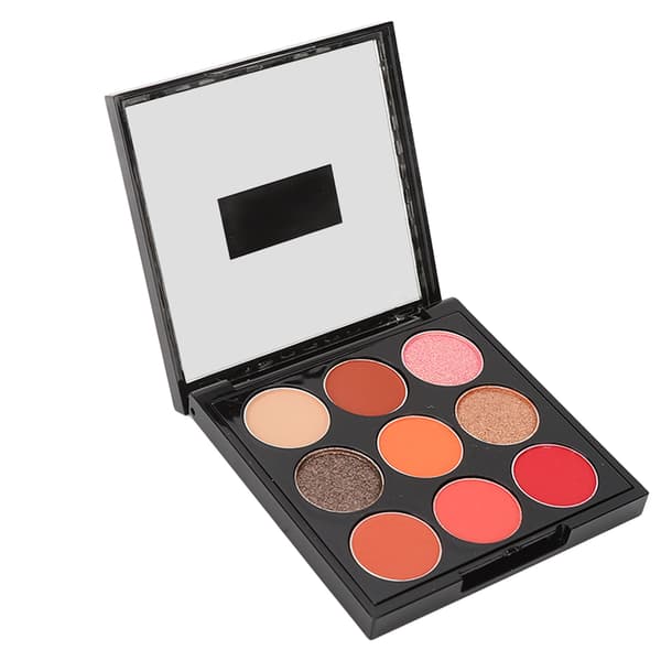 Eyeshadow Palette 9 Colors Highly Pigmented Long-lasting Matte Glitter Pearlescent Eyeshadow Cosmetics 04