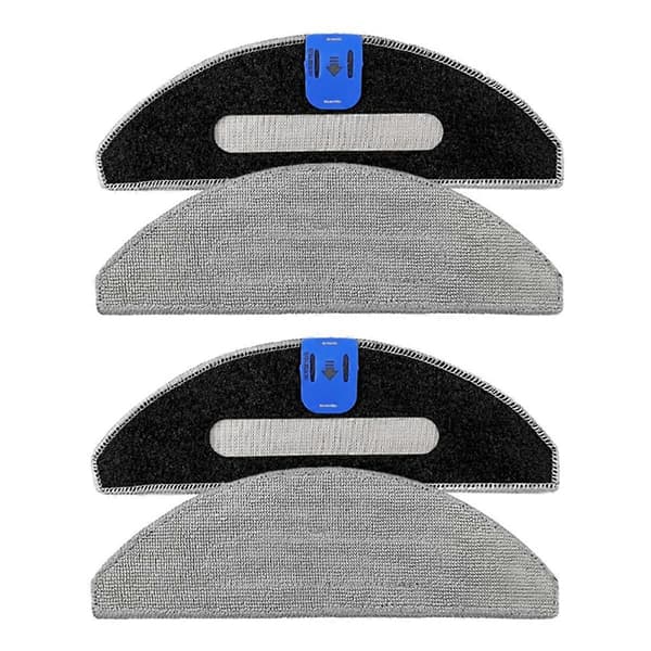 4-pak mikrofiber erstatningsmoppepuder til iRobot Roomba Combo i5+ / i5