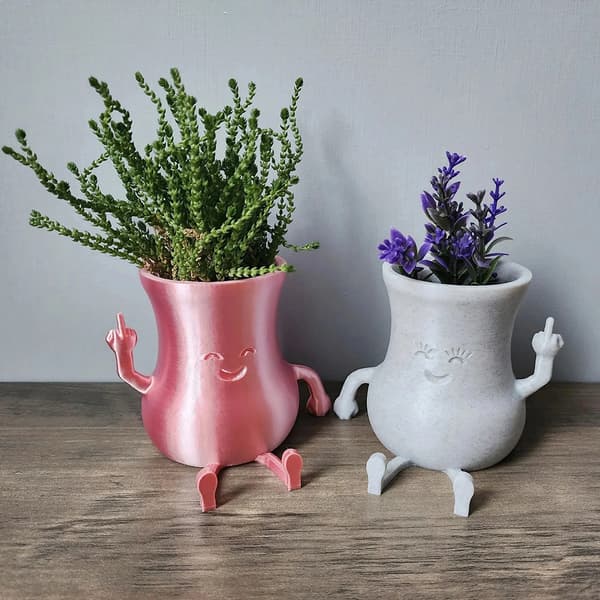 Cheekys langfinger sukkulentplanter Multi-Purpose Plants Stand til balkonhave Grå Grey