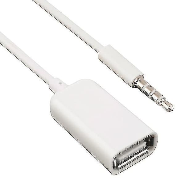3,5 mm Aux Han til USB Hun Adapterkabel