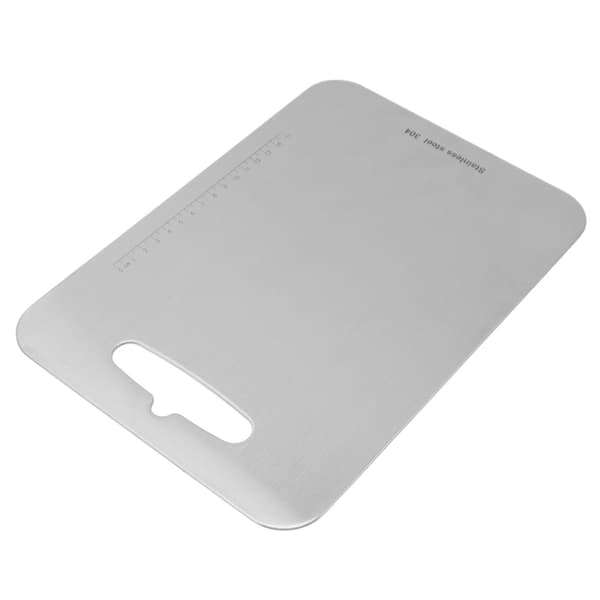 Double-Sided Cutting Board 304 Stainless Steel Easy Cleaning for Cooking Kitchen S