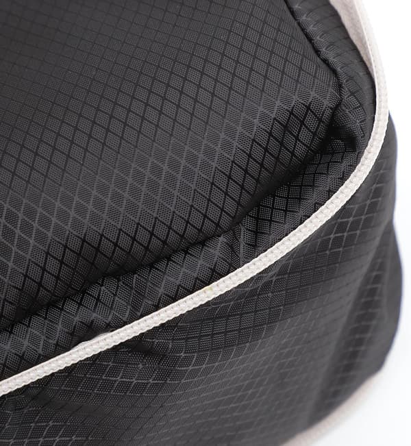 4 stk. pakning terning kompressionsrejseterning til pakning af polyester lynlås sort til kuffert forretningsrejser og camping -