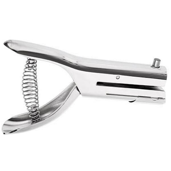 1/8 inch Hole Punch, Heavy Duty Hole Punch, Long Portable Paper Card, 2 inch Depth Range (3mm)