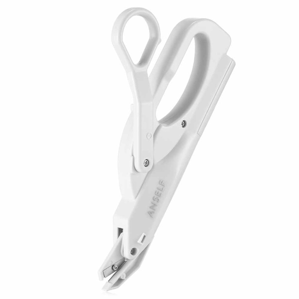 Battery-powered electric scissors, versatile for tailoring, sewing, paper, leather, fabric cutting, ergonomic design with maximum cutting width