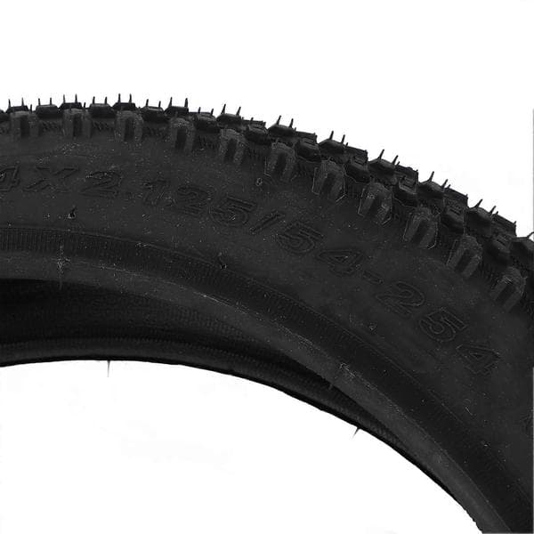14 x 2.125/54-254 Cykeldæk til Børn Gummi Erstatningsdæk til Børnecykel Forbedrer Greb Cykeldele & Tilbehør