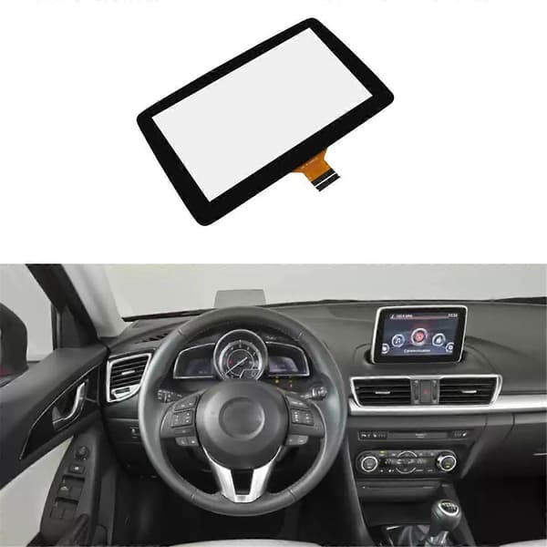 7-tums bilskärm pekskärm glasdisplay BHP1611J0D för Mazda 3 2014 2015 2016
