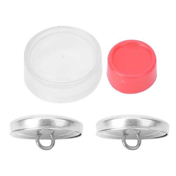 Fabric Button Cover Kit Round Button Base DIY Handmade Craft Buckle Making Tool 25MM