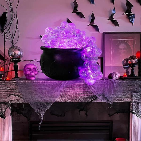 DIY Boblende Kedel Sæt Halloween Indretning_tfrf