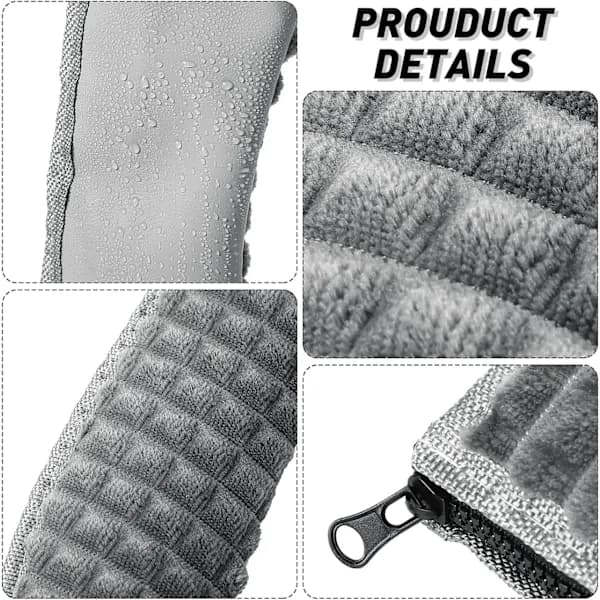 Toilet Seat Covers for Bathroom, 2-Pack, with Cushion
