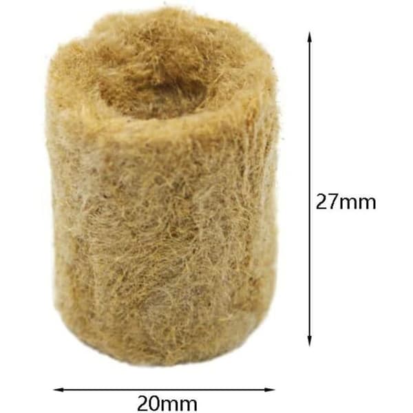 Rockwool Block 50 stk Rockwool Plantestik, Hydroponiske Rockwool Kuber til Plantning af Frøplanter KLB