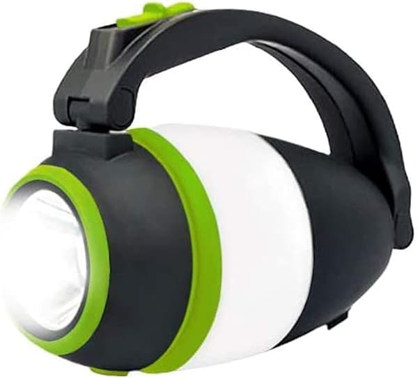 3 i 1 LED-campinglampe, USB-genopladelig bordlampe med 12