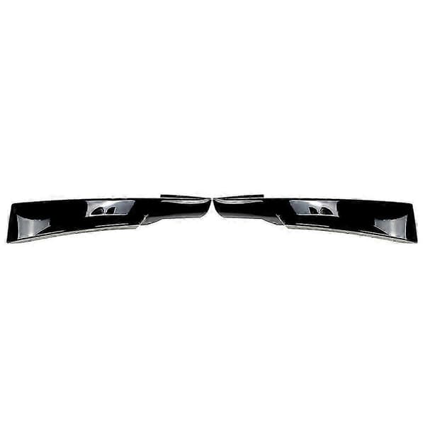 Glanssvarta främre stötfångarläpphörnsplitters kompatibla med BMW E90 E91 LCI M-Tech 2009-2013