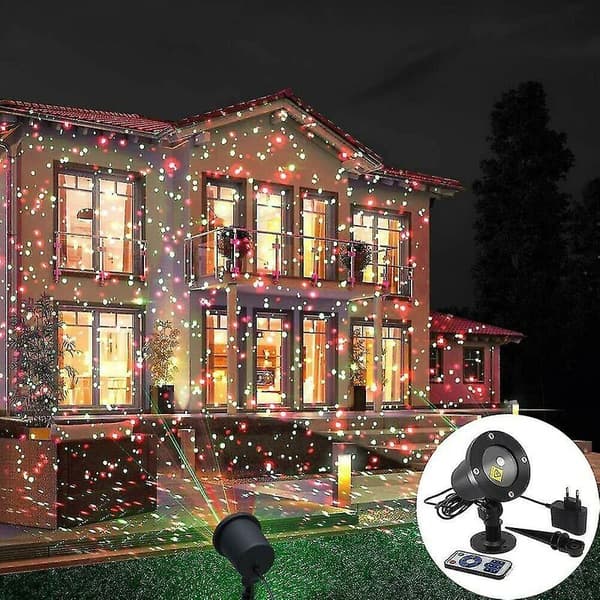 LED juleprojektor udendørs landskabsscene julelampe
