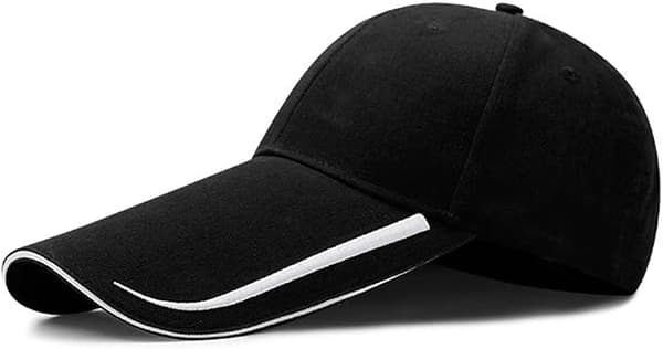 Ekstra lang skjerm vasket bomullsbaseballcaps
