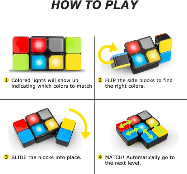 Musikaalinen Rubikin kuutio -peli, uutuus elektroninen pulmapeli, matkapeli, lelut lapsille