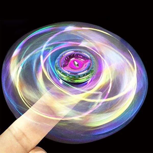 Regnbågsfärger, Dragon Wing Fidget Spinner Handleksak Speciell Högpresterande Kullager Anti-Stress Spinner