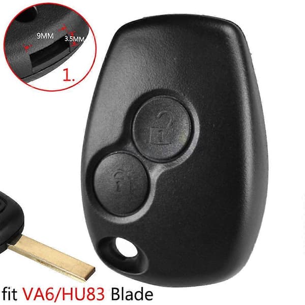 Key Shell for Dacia Duster Logan for Renault Trafic Clio Kangoo Modus Twingo Sandero Movano Replacement Remote Case