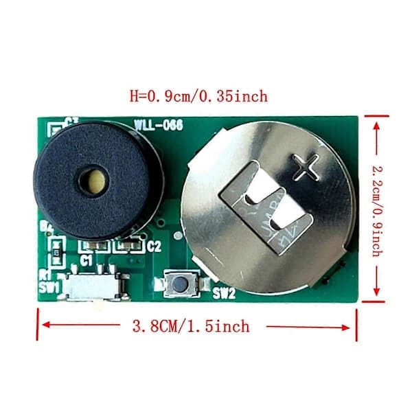 Lydspøk PCB Pipende Skjult Lydspøk Lydprodusent for, Liten Størrelse Spøk, Kontor