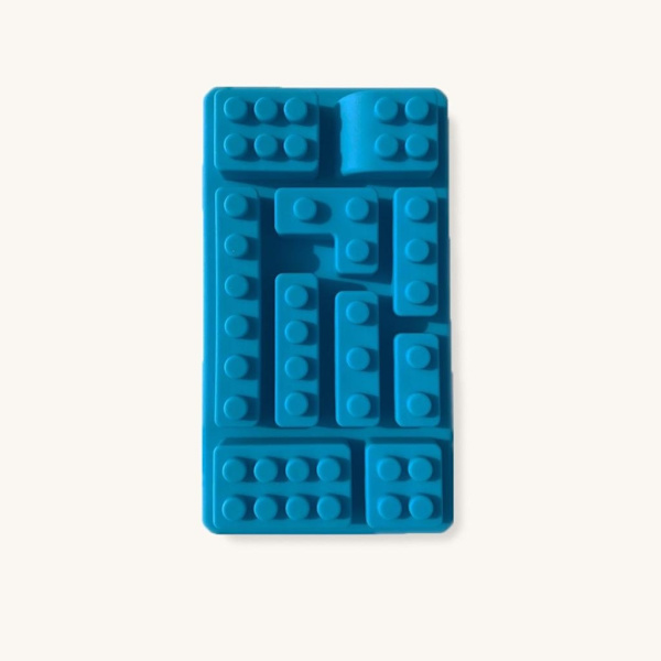 10 Stykker Klodsform Lego Silikoneform Form Sugarpasta Bageform Gul yellow