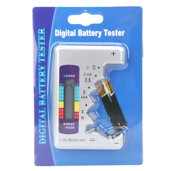 Digital Battery Tester Battery Capacity Detector Checking Tool 90 x 60mm
