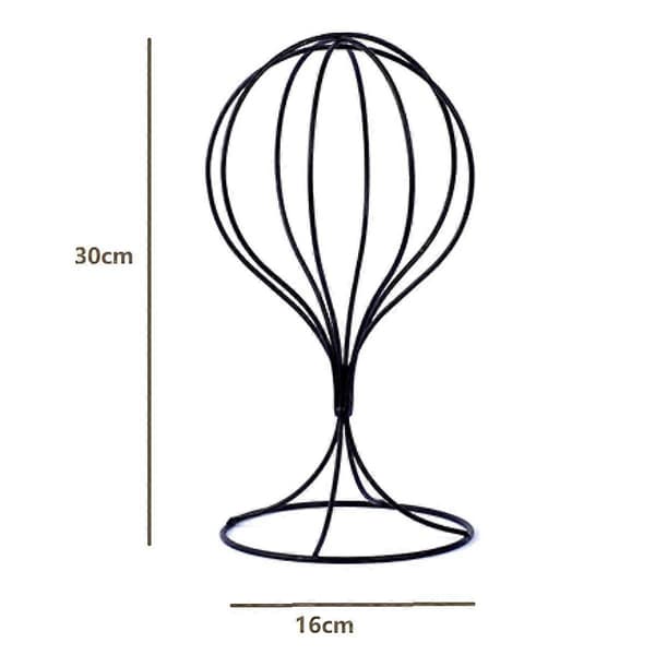 2 stk. moderne metal hat stativer, holdbare og stabile, til kasketter, parykker, hat display stativer, hat stativer til voksne, hat model stativer