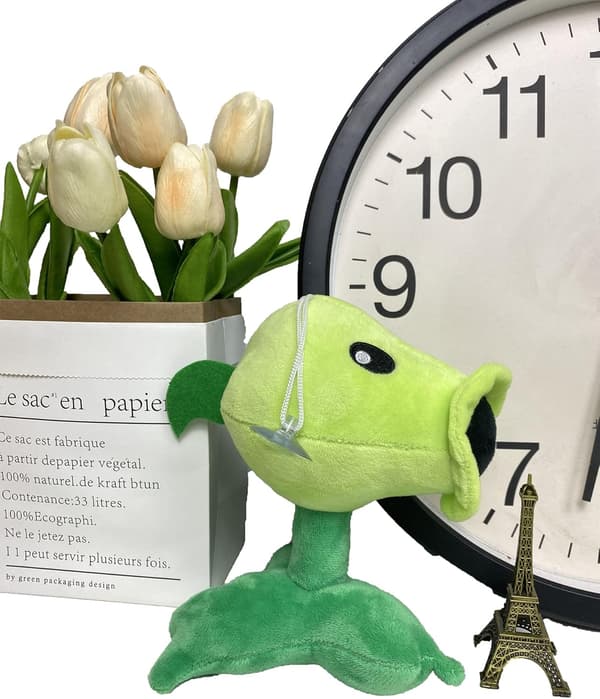 7  \" Plants VS Zombies Pehmolelut PVZ Pehmeä Pehmonukke Vihreä Herne