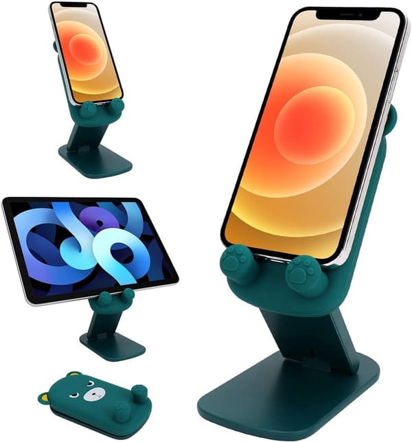 Cute Foldable Cartoon Phone Holder, Portable Universal Desktop Holder