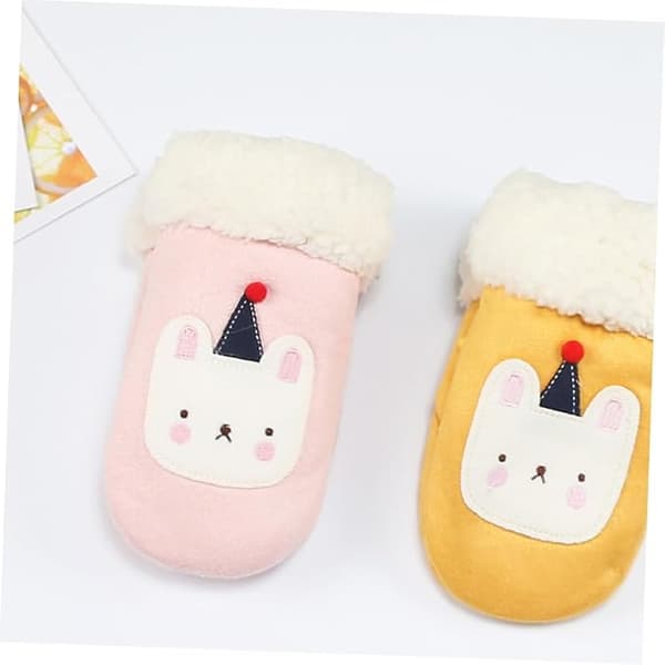 Par Vinterhandskar Varma Handskar Baby Vantar Hel Finger Vantar Flickor Vantar Baby Vantar Handvärmare Vantar Spädbarn Vantar Rosa