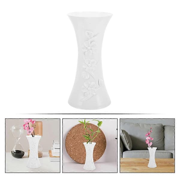 2 Pcs Vase Flower Vase Home Decor Modern Style Tall Vase Table Shelf Vase Decor for Bedroom Kitchen