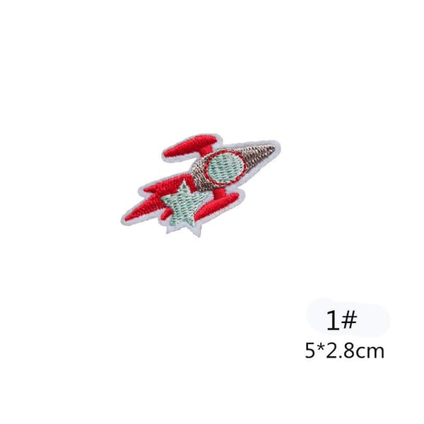 26 st Broderi Stryk-på-lappar, Rymd Planet Astronaut Bro