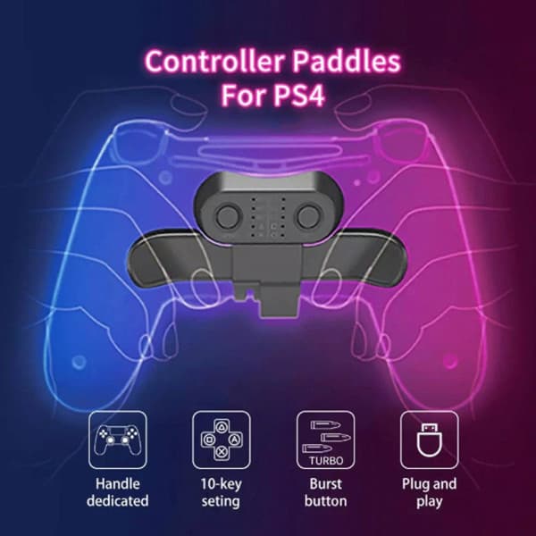 Paddler for PS4-kontrollertilbehør, knappetilbehør for spillkontroller