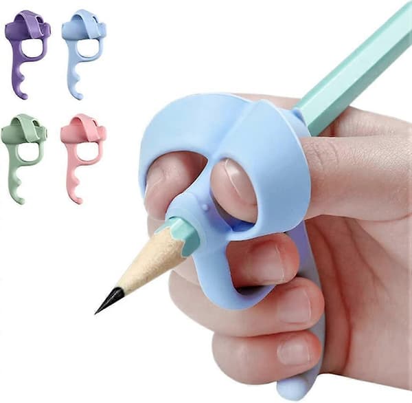 4 Pieces Pen Grips Trainer, Writing Aid for Kids, Correction Tool