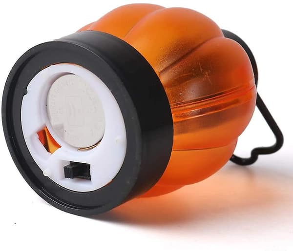 Flimrende Græskar Lanterner Te Lys 12 Pak Flimrende Led Græskar Lys Med Batteridrevne Flammeløse Græskar Te Lys Til Halloween, Ch