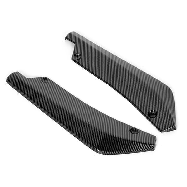 Universal Spoiler Kulfiber Tekstur Bagkofanger Læbe Diffusor Splitter Deflektor