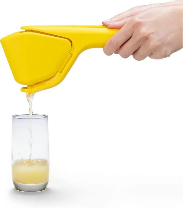 Lemon Fluicer, Easy-Press Manual Lemon Squeezer, Citrus Juicer Folds Flat for Space-Saving Storage, Lemon Squeezer