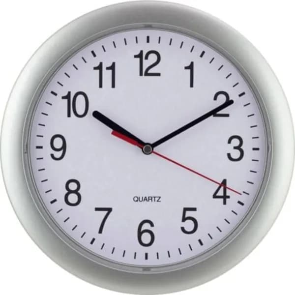 22222 Quartz Väggklocka 25 cm silver