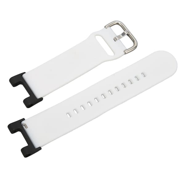 Smartwatch Band Silicone Watch Strap Solid Color for Amazfit TRex Pro (White)