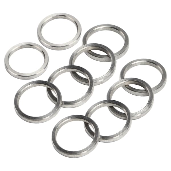 10 stk Skiveafstandsstykke 15 mm OD 12 mm ID Rustfrit Stål Hardware Tilbehør Del Sæt Kit3515-0015-0020